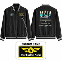 Thumbnail for Percival Proctor Mk IV Stylish Jackets - Baseball Collar - Original + Name - Black