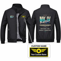 Thumbnail for Percival Proctor Mk IV Stylish Jackets - Stand Collar - Original + Name - Black