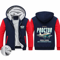 Thumbnail for Percival Proctor Mk IV Zipped Sweatshirts - Cartoon - Navy & Red
