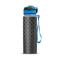 Thumbnail for Perfectly Sized Seamless Airplanes Gray Designed Sports Kettles