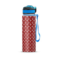 Thumbnail for Perfectly Sized Seamless Airplanes Red Designed Sports Kettles