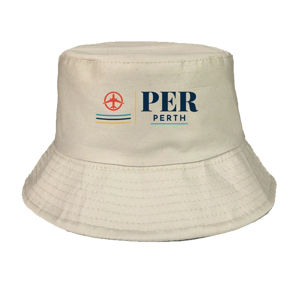 Perth Airport (PER) summer hat - khaki