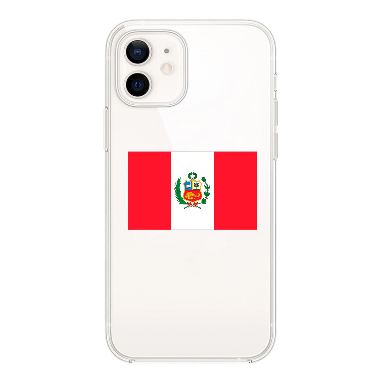 Peru Designed Transparent Silicone iPhone Cases