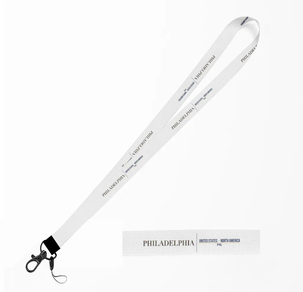Philadelphia City Series lanyard - white