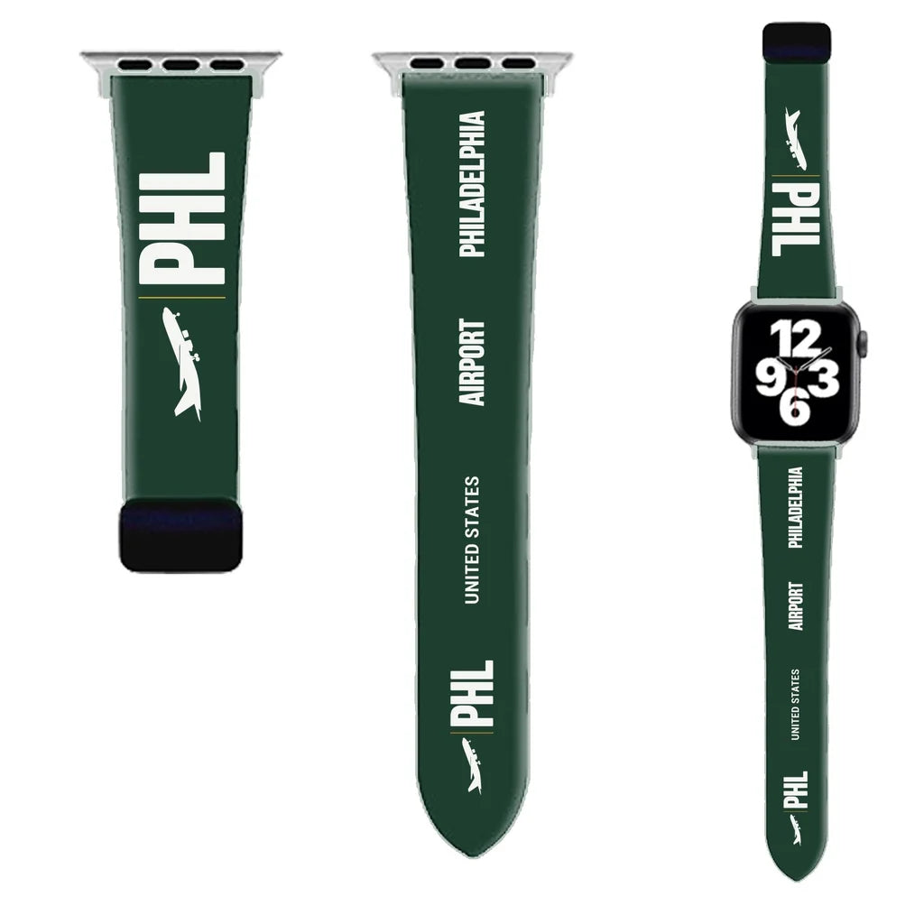 WBV6 | Philadelphia International Airport PHL | Dark Green (Magnetic Band)