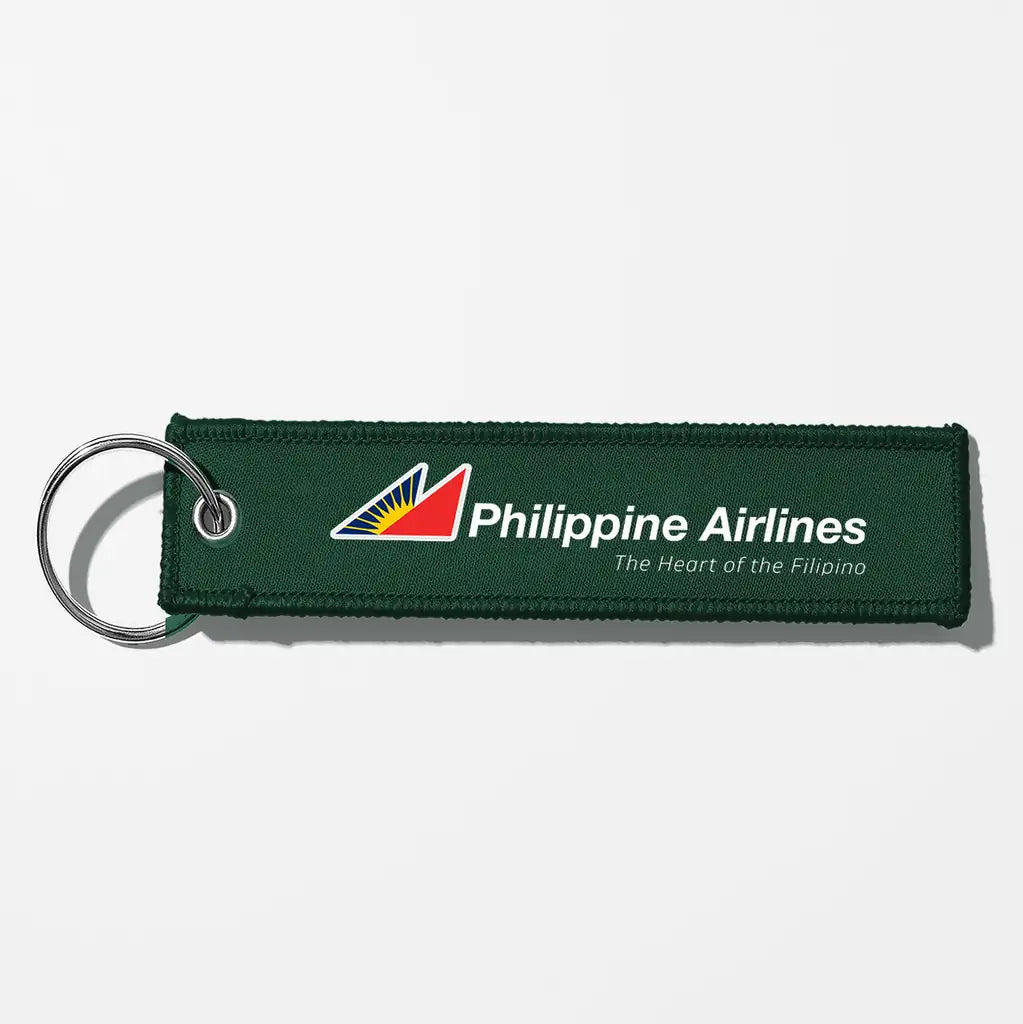Philippine Airlines Crew & Staff Tag Key Chains - Dark Green