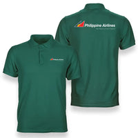 Thumbnail for Philippine Airlines logo on green double side polo t shirt