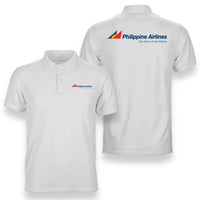 Thumbnail for Philippine Airlines logo on white double side polo t shirt