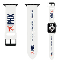 Thumbnail for WBV6 | Phoenix Sky Harbor International Airport PHX | White (Metal Buckle)