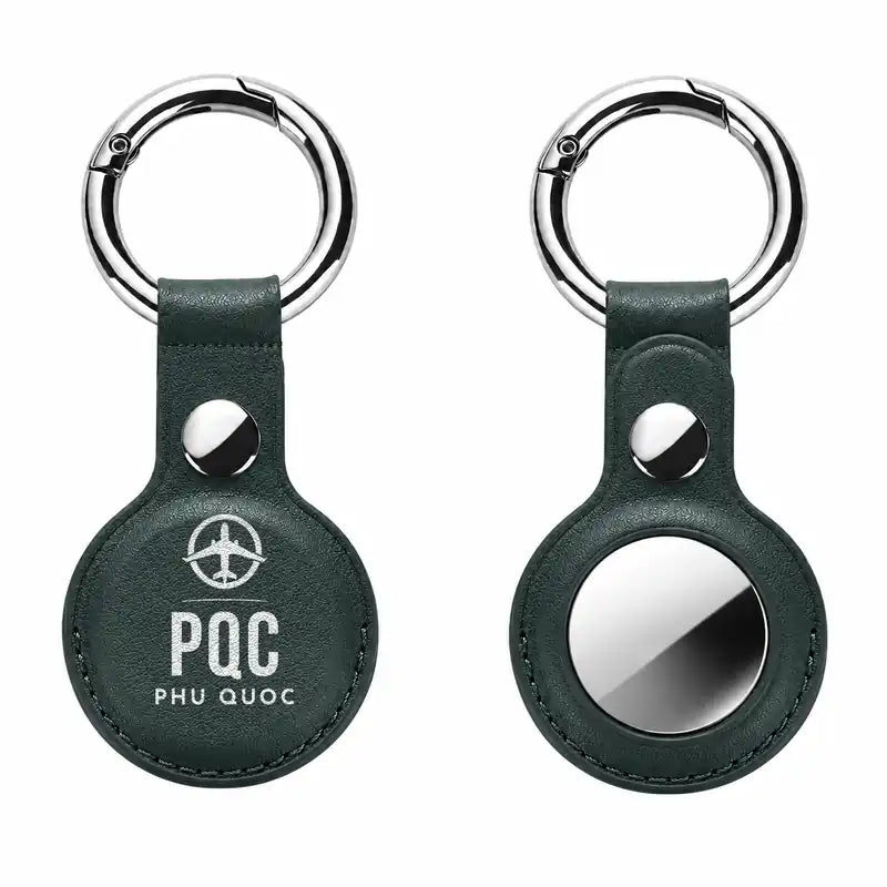 Phu Quoc International Airport (PQC) AirTag Cases - Army Green