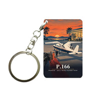 Thumbnail for Piaggio P.166 - 3D - Key Chain - Full Print