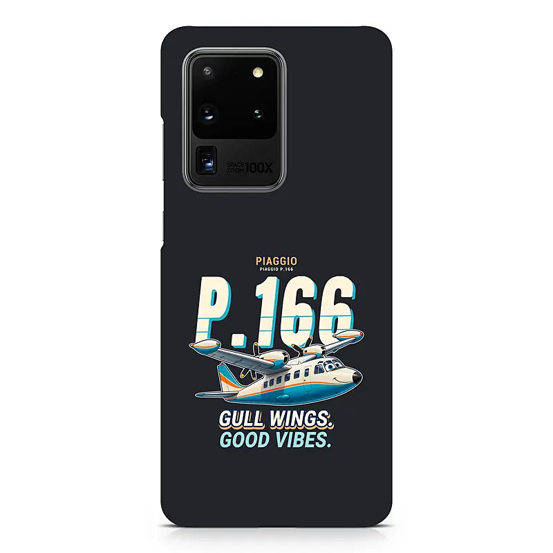 Piaggio P.166 - Cartoon - Samsung Case - Black