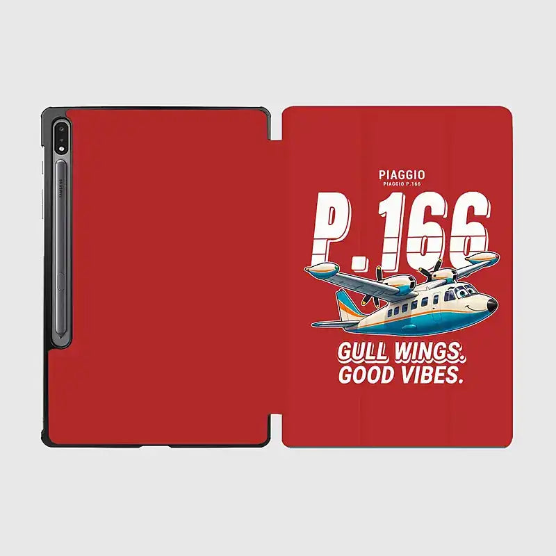 Piaggio P.166 - Cartoon - Samsung Tablet - Red