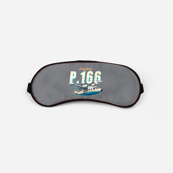 Piaggio P.166 - Cartoon - Sleep Mask - Gray
