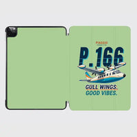 Thumbnail for Piaggio P.166 - Cartoon - iPad Case - Light Green