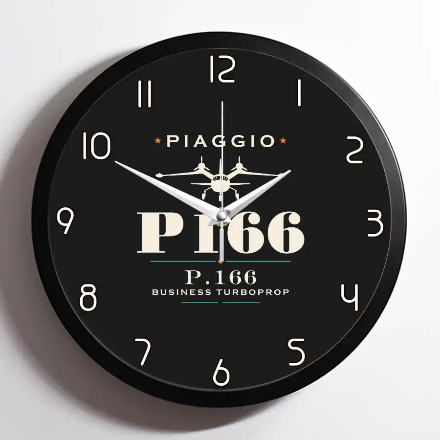 Piaggio P.166 - Heritage - Framed - Black