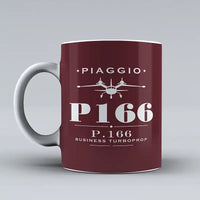Thumbnail for Piaggio P.166 - Heritage - Mug - Dark Red