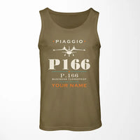 Thumbnail for Piaggio P.166 - Heritage + Name - Tank Top - Green Army