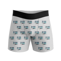 Thumbnail for Piaggio P.166 - Men Boxers - Original Pattern - Light Gray