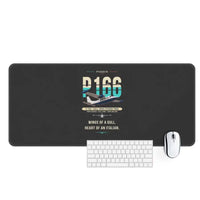 Thumbnail for Piaggio P.166 - Original - Desk Mat - Black