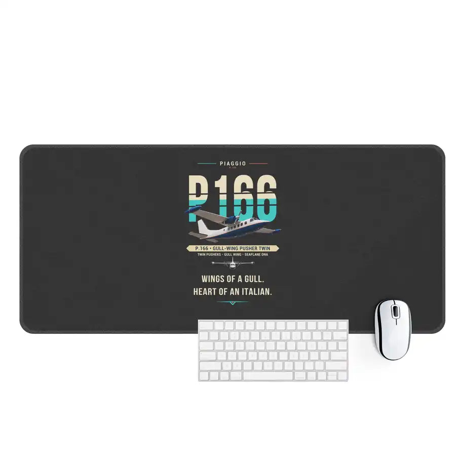 Piaggio P.166 - Original - Desk Mat - Black