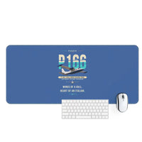 Thumbnail for Piaggio P.166 - Original - Desk Mat - Blue