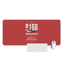 Thumbnail for Piaggio P.166 - Original - Desk Mat - Red