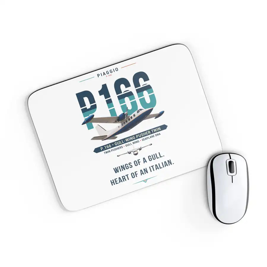 Piaggio P.166 - Original - Mouse Pad - White