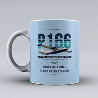 Thumbnail for Piaggio P.166 - Original - Mug - Light Blue
