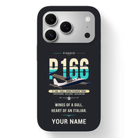 Thumbnail for Piaggio P.166 - Original + Name - MagSafe iPhone 17 Pro - Black