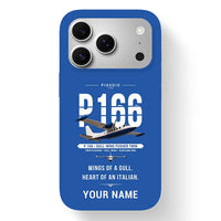 Thumbnail for Piaggio P.166 - Original + Name - MagSafe iPhone 17 Pro - Blue