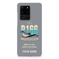 Thumbnail for Piaggio P.166 - Original + Name - Samsung Case - Gray