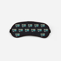 Thumbnail for Piaggio P.166 - Original Pattern - Sleep Mask - Black