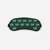 Thumbnail for Piaggio P.166 - Original Pattern - Sleep Mask - Dark Green