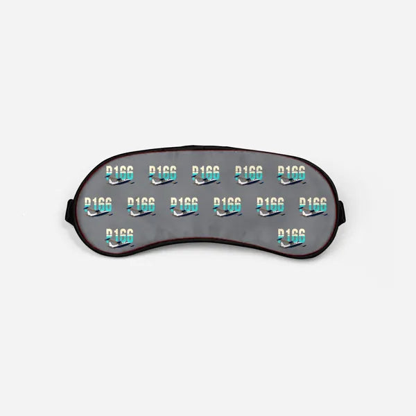 Piaggio P.166 - Original Pattern - Sleep Mask - Gray