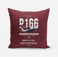 Thumbnail for Piaggio P.166 - Original - Pillow - Dark Red