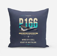 Thumbnail for Piaggio P.166 - Original - Pillow - Navy Blue