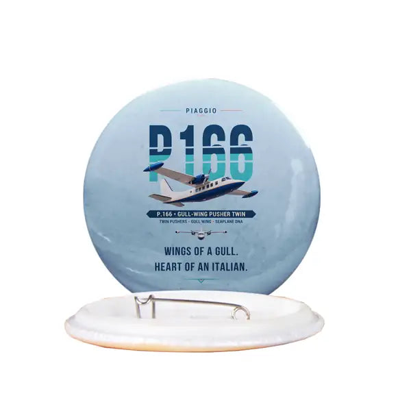 Piaggio P.166 - Original - Pin - Light Blue
