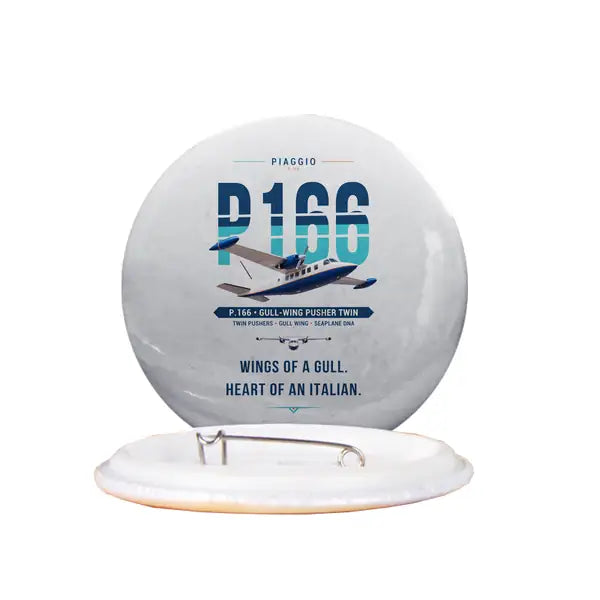 Piaggio P.166 - Original - Pin - Light Gray