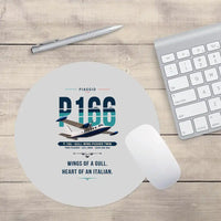 Thumbnail for Piaggio P.166 - Original - Round Mouse Pad - Light Gray