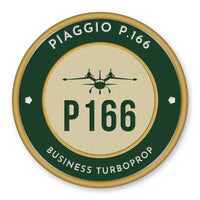 Thumbnail for Piaggio P.166 Patches - Circle - Forest Gold
