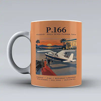Thumbnail for Piaggio P.166 - Poster - Mug - Orange
