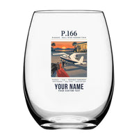 Thumbnail for Piaggio P.166 - Poster + Name - Water & Drink Glass