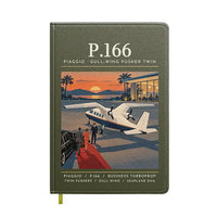 Thumbnail for Piaggio P.166 - Poster - Notebook - Green Army