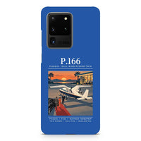 Thumbnail for Piaggio P.166 - Poster - Samsung Case - Blue