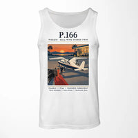 Thumbnail for Piaggio P.166 - Poster - Tank Top - White