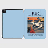 Thumbnail for Piaggio P.166 - Poster - iPad Case - Light Blue