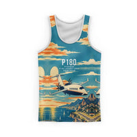 Thumbnail for Piaggio P.180 Avanti EVO 3D All-Over Print Clothing - Tank Top - 3D + Name