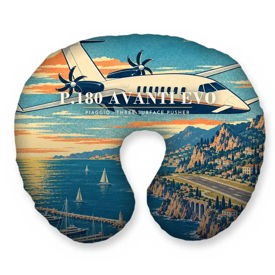 Piaggio P.180 Avanti EVO - 3D - Travel Pillow