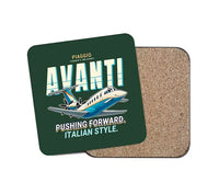 Thumbnail for Piaggio P.180 Avanti EVO - Cartoon - Coaster - Dark Green